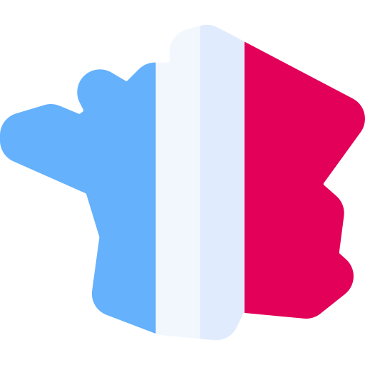 Франция Basic Rounded Flat иконка