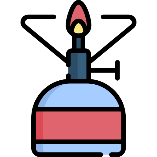 gas de camping Special Lineal color icono
