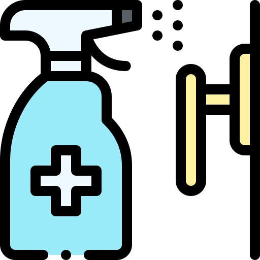 Cleaning spray Detailed Rounded Lineal color icon