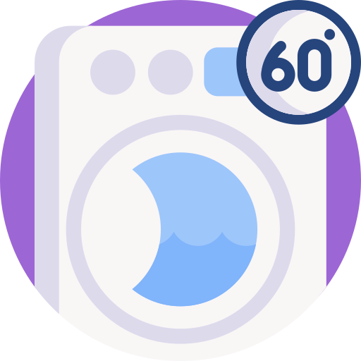 lavadora Detailed Flat Circular Flat icono