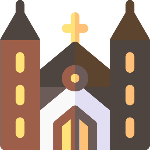 Church Basic Rounded Flat icon