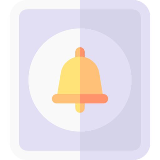 campana Basic Rounded Flat icono