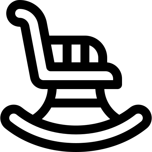 schommelstoel Basic Rounded Lineal icoon