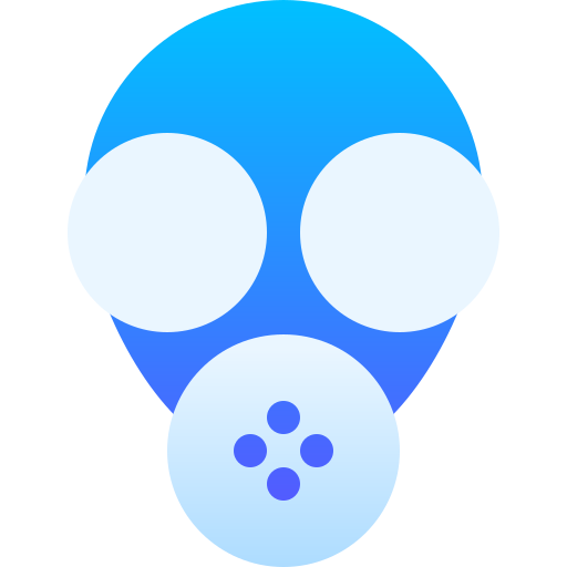 ガスマスク Basic Gradient Gradient icon