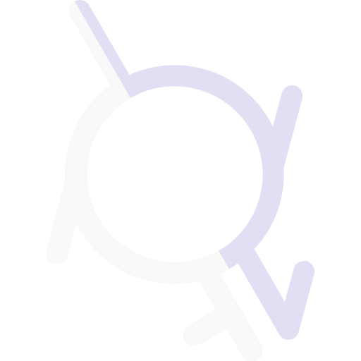 genderfluid Basic Rounded Flat Icône