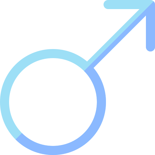 masculino Basic Rounded Flat icono