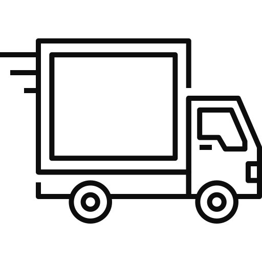 camión de reparto Generic Detailed Outline icono