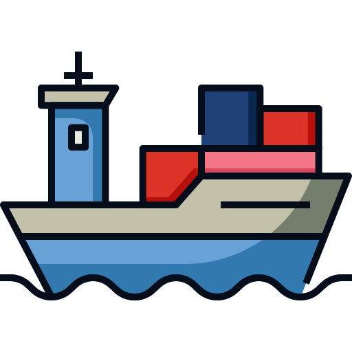 Ship Generic Outline Color icon