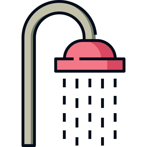 Shower Generic Outline Color icon