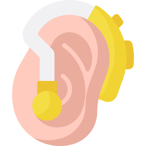 Hearing aid Special Flat icon