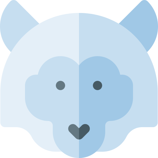 lobo Basic Rounded Flat icono