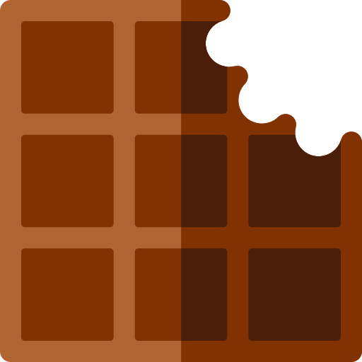 czekolada Basic Rounded Flat ikona