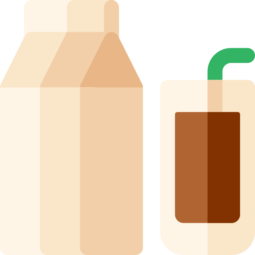 mleko czekoladowe Basic Rounded Flat ikona