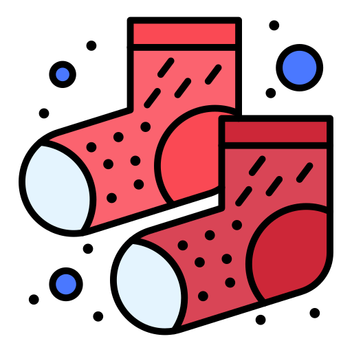 Socks Flatart Icons Lineal Color icon