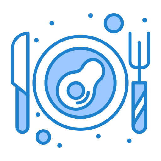ontbijt Generic Blue icoon