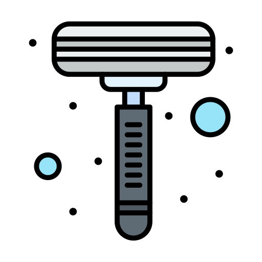Razor Flatart Icons Lineal Color icon