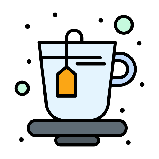 Tea Flatart Icons Lineal Color icon