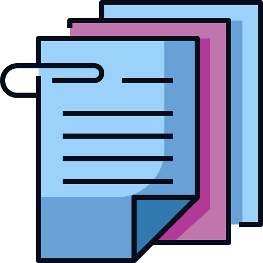 Files Generic Outline Color icon