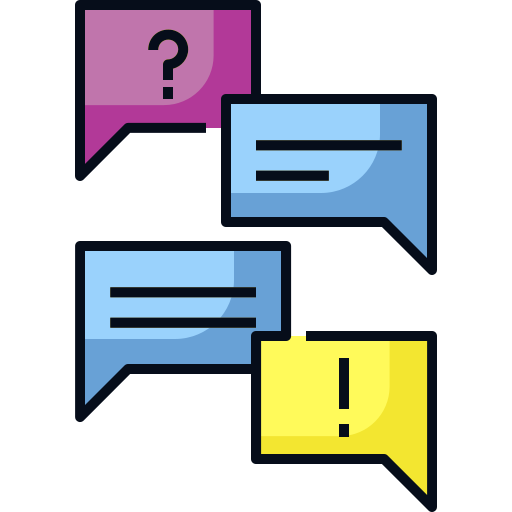 Discussion Generic Outline Color icon