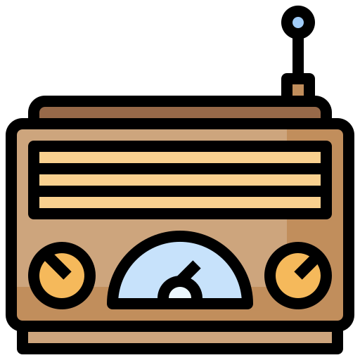 radio Surang Lineal Color icono