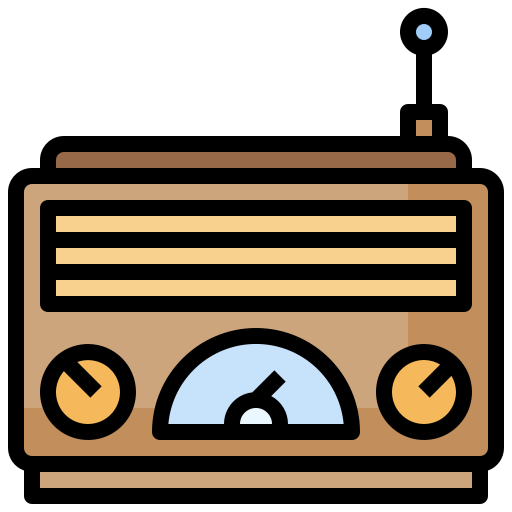 Radio Surang Lineal Color icon