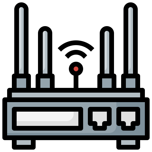 router Surang Lineal Color icon