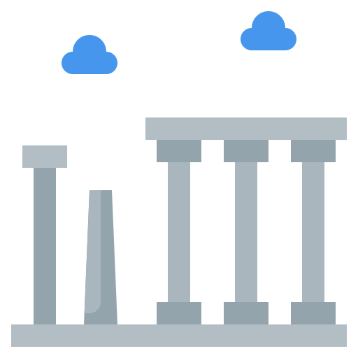 Pillars Surang Flat icon