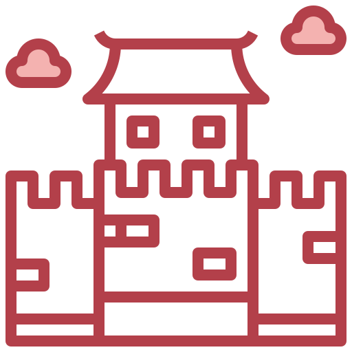 Great wall of china Surang Red icon