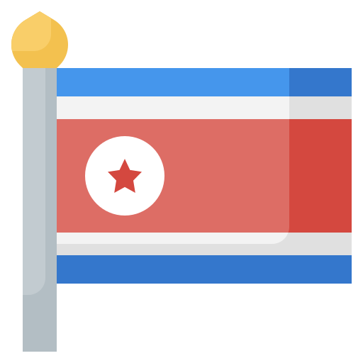 North korea Surang Flat icon