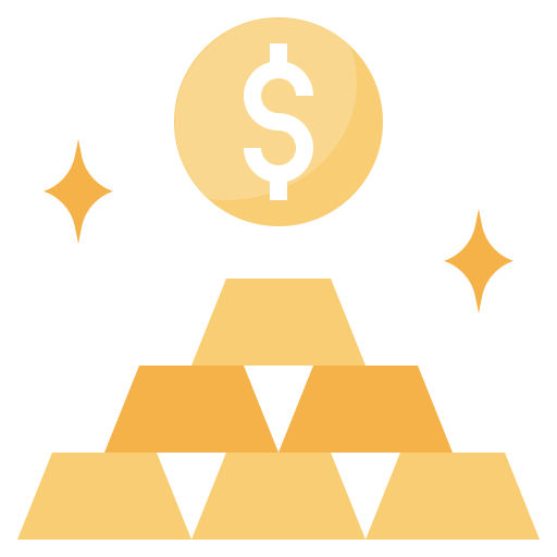 lingote de oro Surang Flat icono