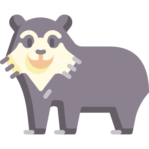 oso con gafas Special Flat icono
