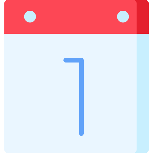 kalendarz Special Flat ikona
