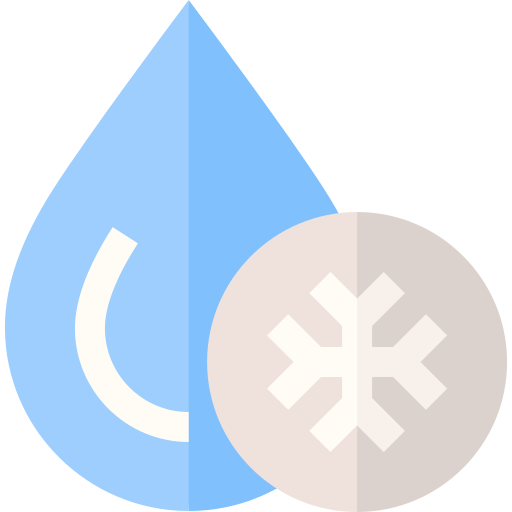 차가운 물 Basic Straight Flat icon