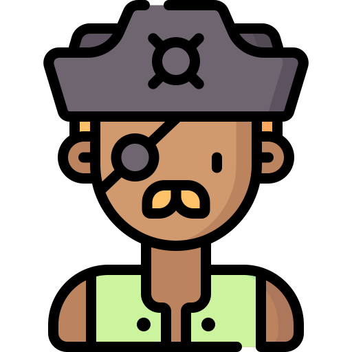 pirat Special Lineal color ikona