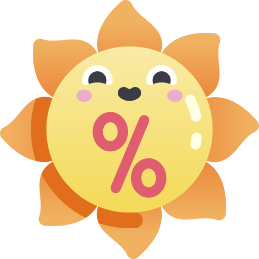 venta de verano Kawaii Star Gradient icono