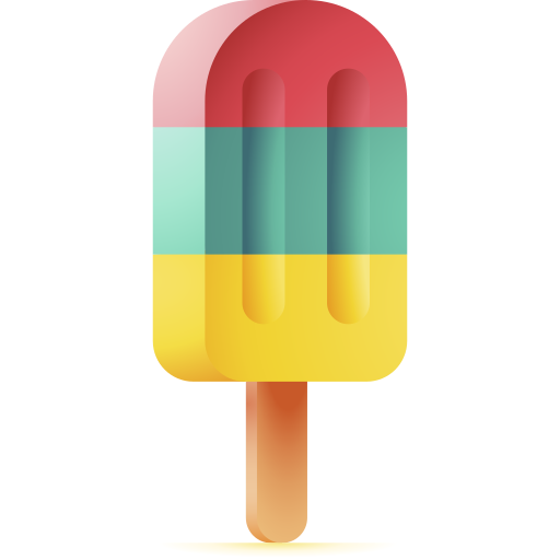 Popsicle 3D Color icon