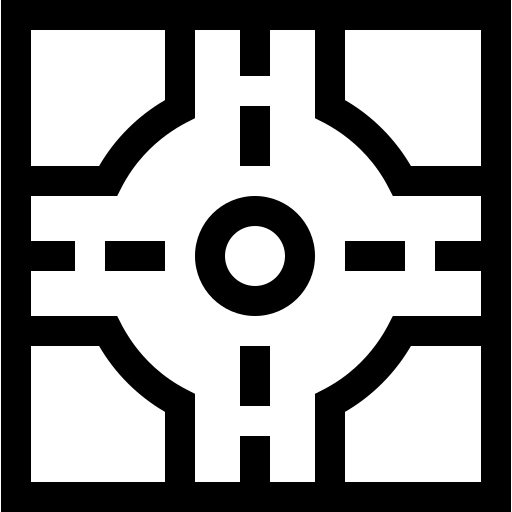 rotonde Basic Straight Lineal icoon