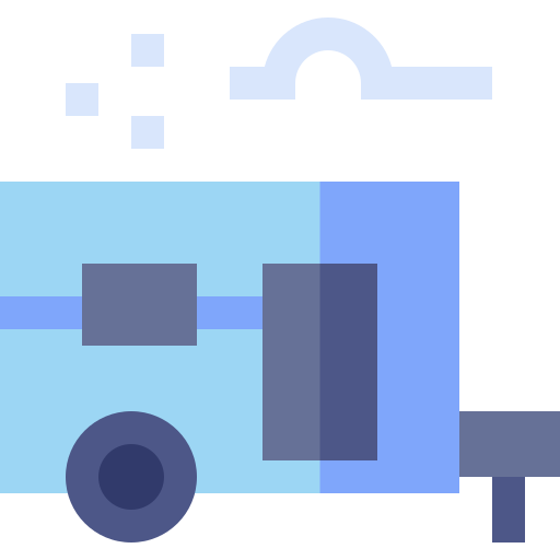 Caravan Basic Straight Flat icon