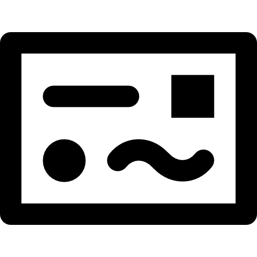 Letter Basic Black Outline icon