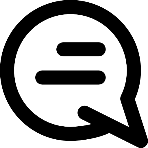 charla Basic Black Outline icono