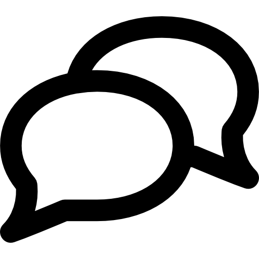charla Basic Black Outline icono