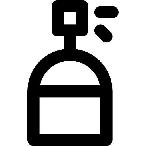 sproeien Basic Black Outline icoon