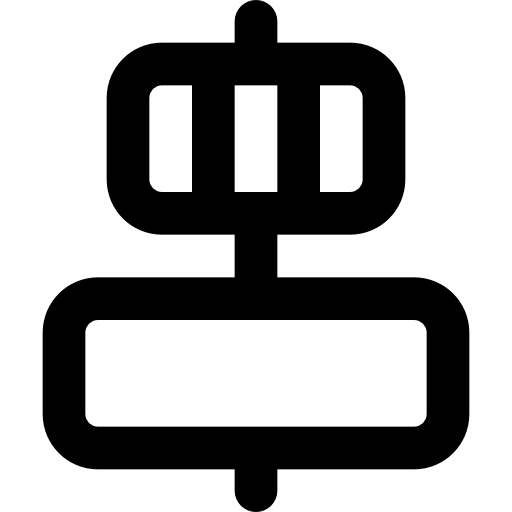 verteilung Basic Black Outline icon