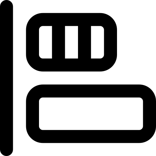 dystrybucja Basic Black Outline ikona