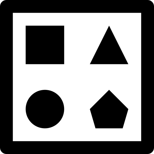 kształty Basic Black Outline ikona