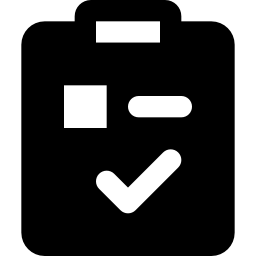 클립 보드 Basic Black Solid icon