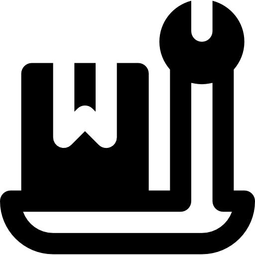 Weighting Basic Black Solid icon