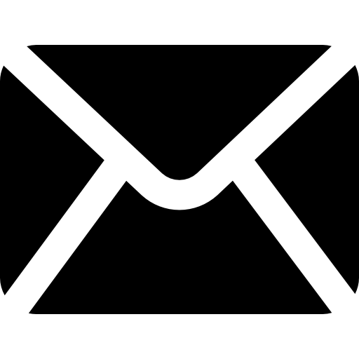 correo electrónico Basic Black Solid icono