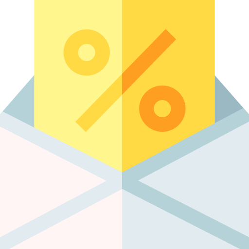 Newsletter Basic Straight Flat icon