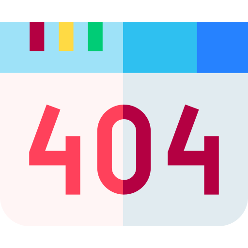 błąd 404 Basic Straight Flat ikona